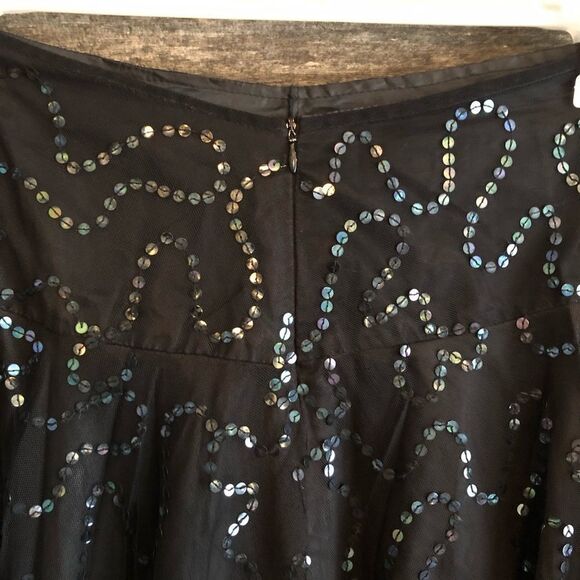 basil & Maude sequin skirt size 4 - Picture 3 of 4
